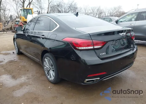 2018 Genesis G80 3.8 from USA, damaged, VIN KMHGN4JE1JU249107